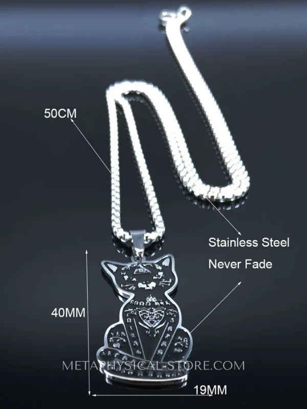 Witch Cat Necklace