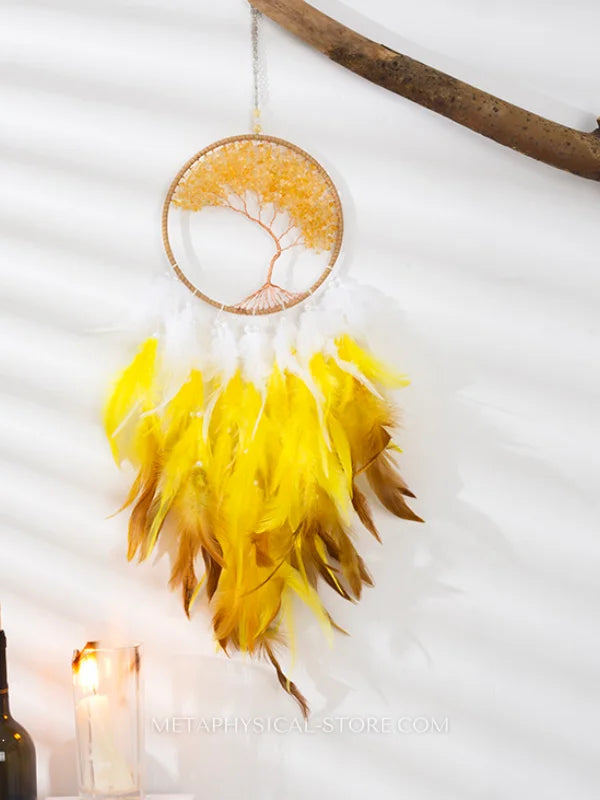 Yellow Dream Catcher