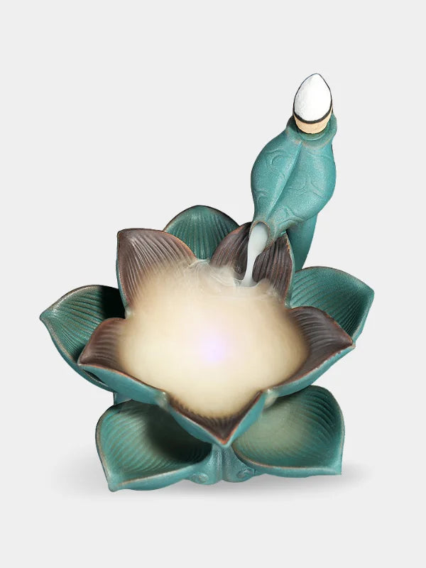 Zen Lotus Backflow Incense Burner