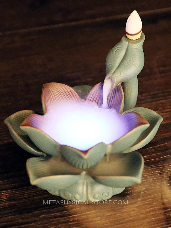 Zen Lotus Backflow Incense Burner