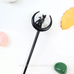 Black Cat Hair Stick