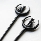 Black Cat Hair Stick