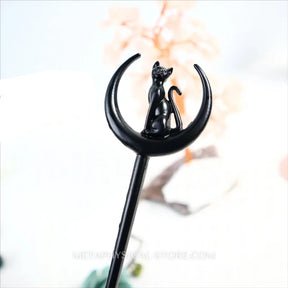 Black Cat Hair Stick