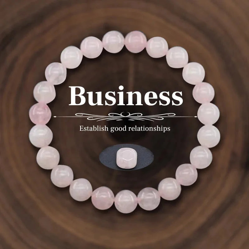 Business Bracelet - Rose quartz