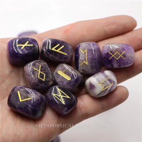 Celtic Amethyst Runes