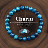 Charm Bracelet - Blue apatite