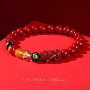 Cinnabar Bracelet - Dragon