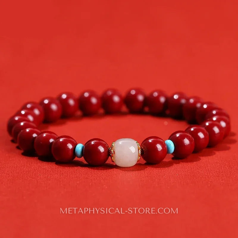 Cinnabar Bracelet - Jade