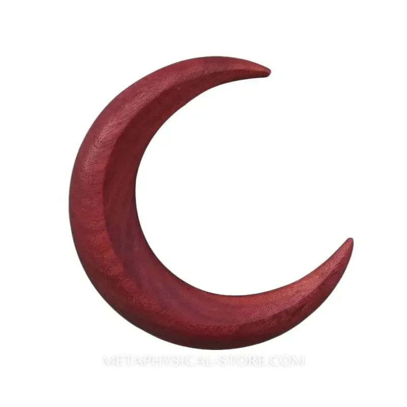 Crescent Moon Hair Pin - Brown / Large