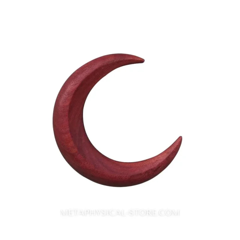 Crescent Moon Hair Pin - Brown / Small