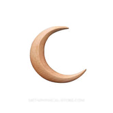 Crescent Moon Hair Pin - Yellow / Small