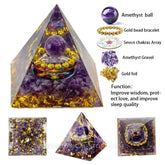 EMF Protection Orgone Pyramid - Amethyst