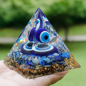 Evil Eye Orgone Pyramid