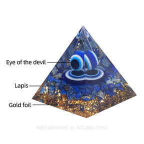 Evil Eye Orgone Pyramid