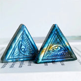 Evil Eye Triangle - Labradorite