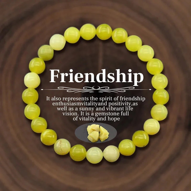 Friendship Bracelet - Lemon jade