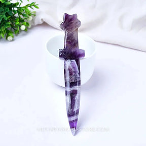 Gemstone Knife - Amethyst