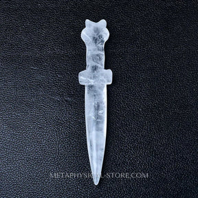 Gemstone Knife - Clear quartz