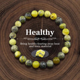 Healthy Bracelet - Grass yellow stone