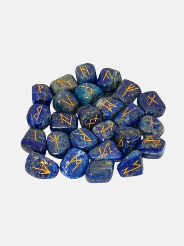 Lapis lazuli rune stones