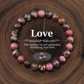 Love Bracelet - Rhodonite