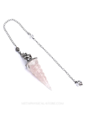 Pendulum Medium - Rose quartz