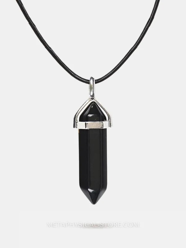 Pendulum Necklace - Black onyx