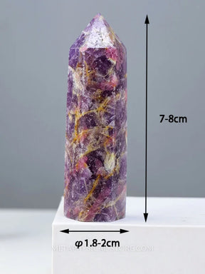 Purple Tourmaline Tower - Tourmaline / 7cm