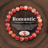 Romantic Bracelet - Red agate