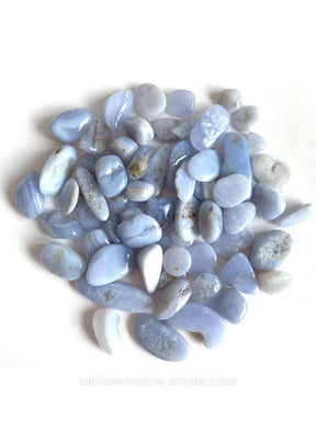 Tumbled Blue Agate - Agate
