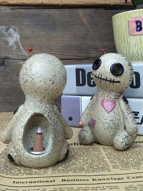 Voodoo doll incense holder