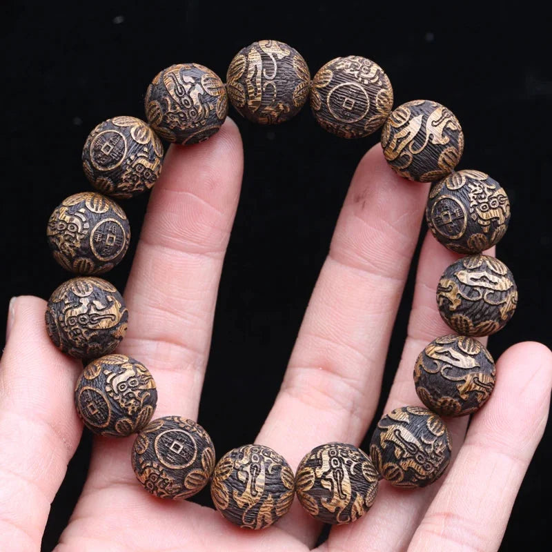 Wooden Bead Bracelet - 1 (15mm)