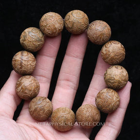 Wooden Bead Bracelet - 10 (20mm)