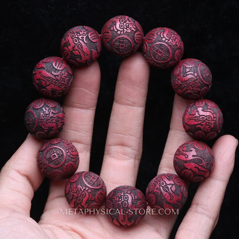 Wooden Bead Bracelet - 11 (20mm)