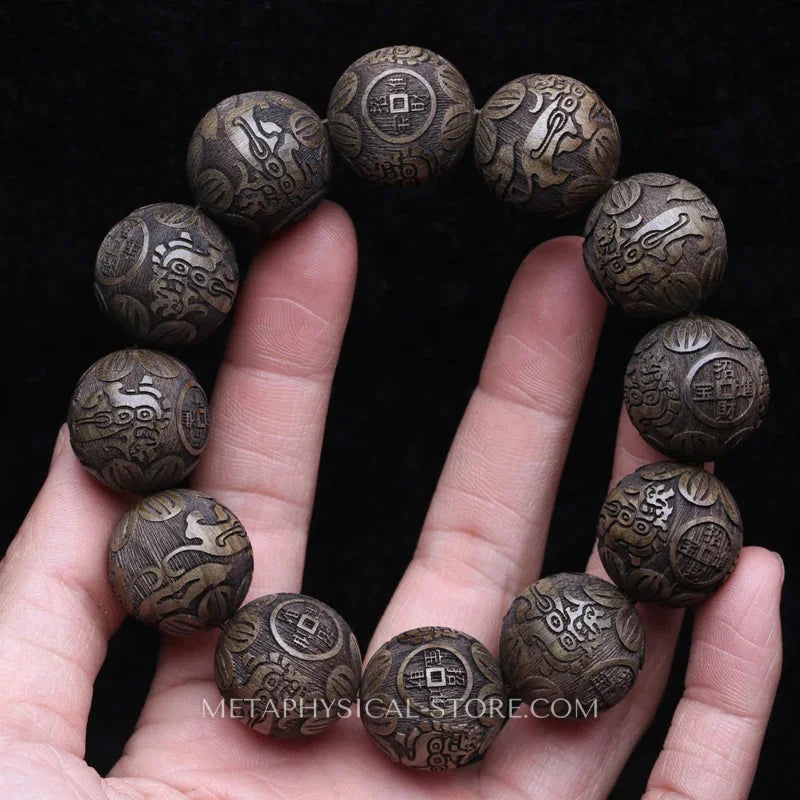 Wooden Bead Bracelet - 15 (20mm)