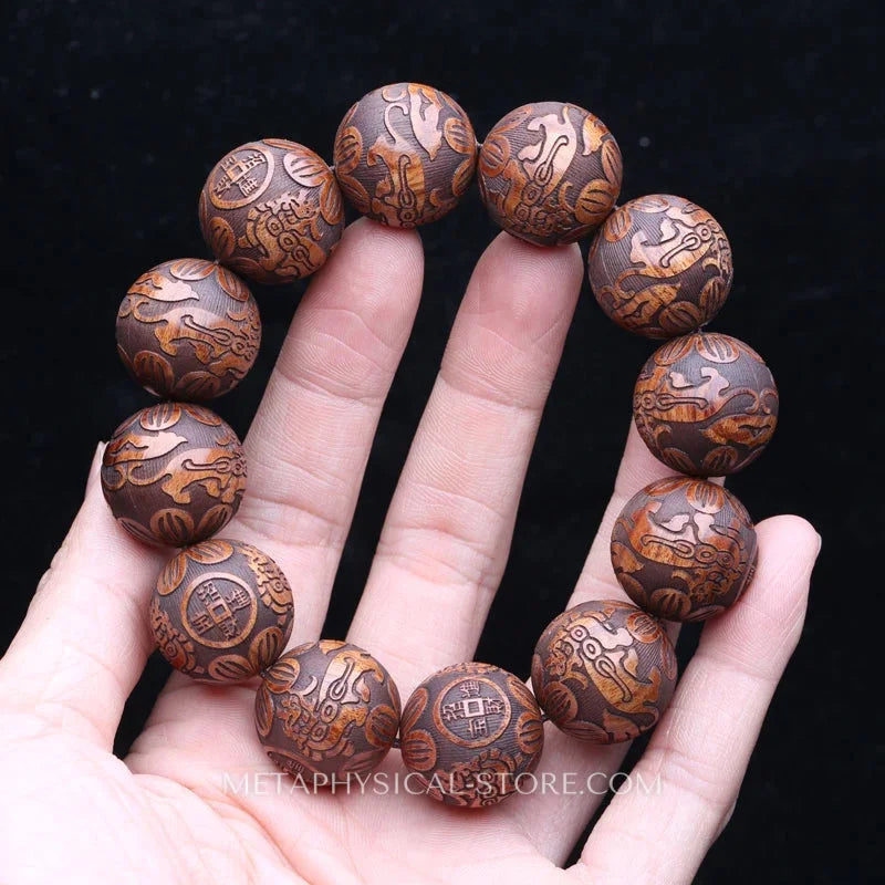 Wooden Bead Bracelet - 16 (20mm)