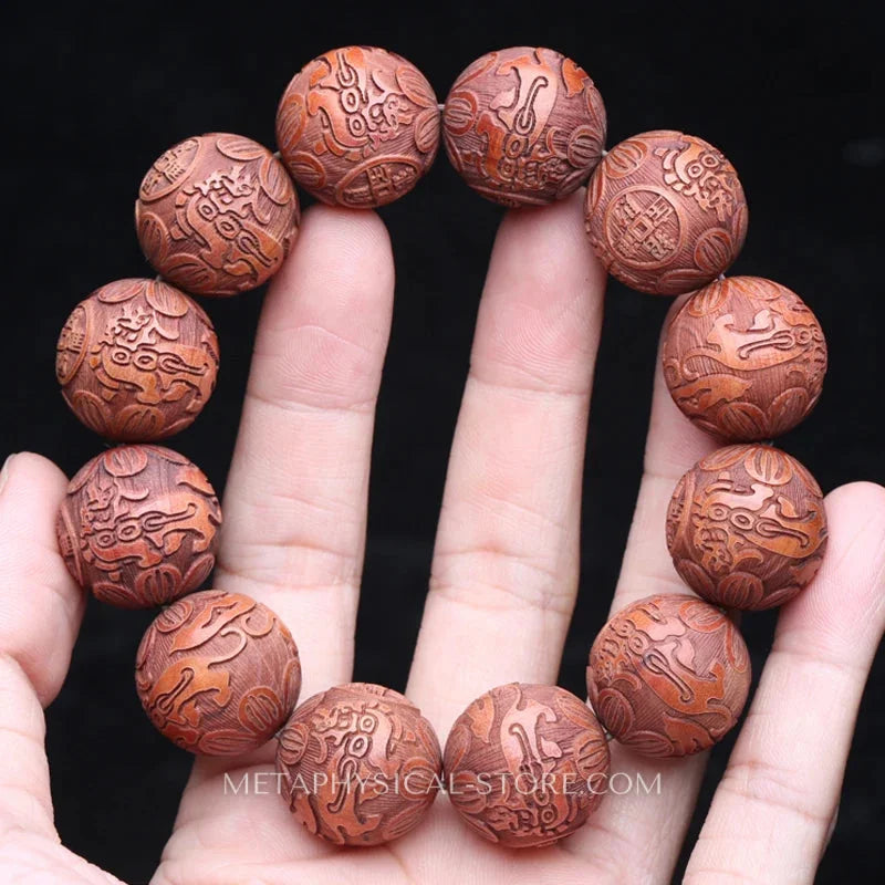 Wooden Bead Bracelet - 18 (20mm)