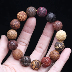 Wooden Bead Bracelet - 8 (15mm)