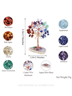 7 Chakra Crystal Tree