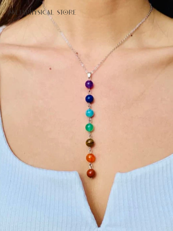 7 chakra crystal necklace