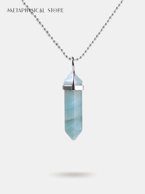 Amazonite crystal necklace