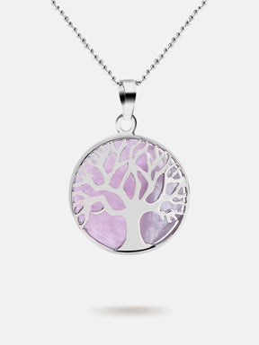 Amethyst Tree of life necklace