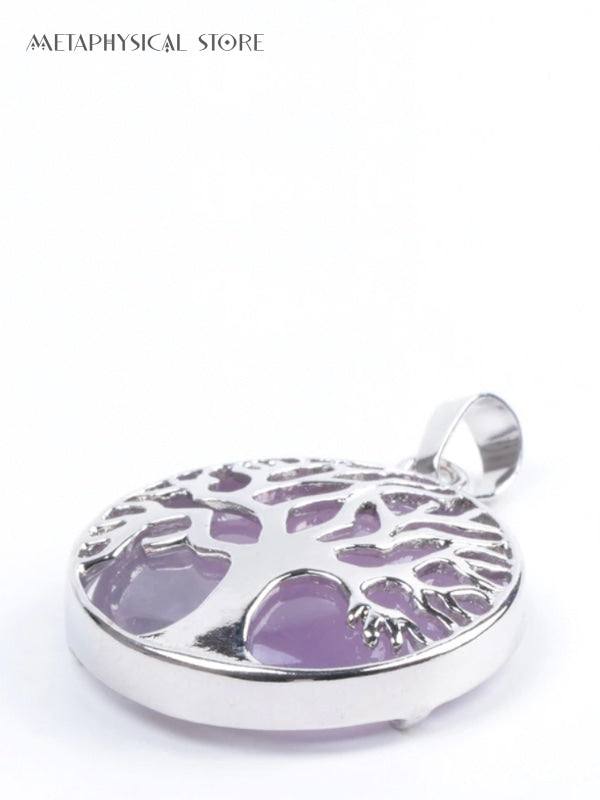 Amethyst Tree of life necklace