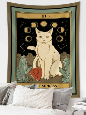 Cat Tarot Tapestry - S - 150x100cm / The empress