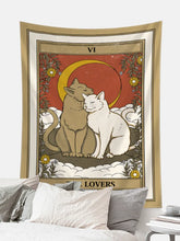 Cat Tarot Tapestry - S - 150x100cm / The lovers
