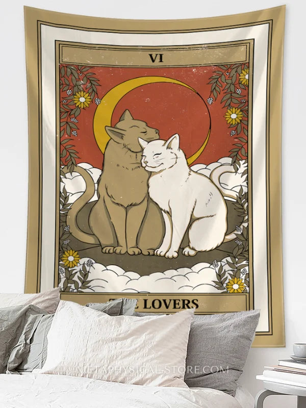 Cat Tarot Tapestry