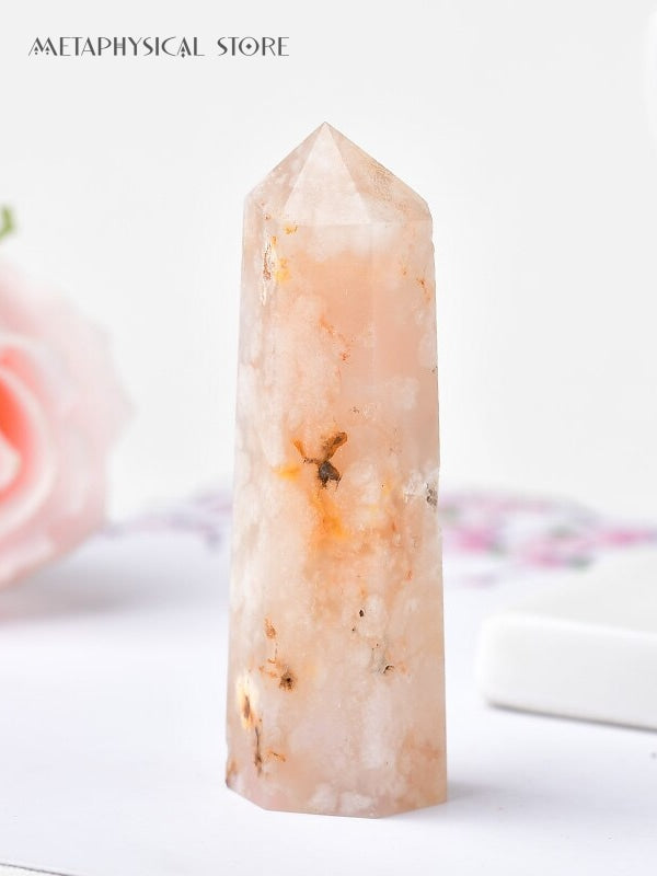 Cherry blossom agate tower