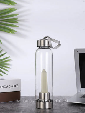 Citrine Crystal Water Bottle - Citrine