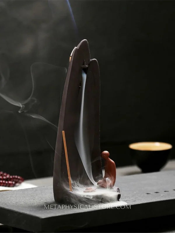 Clay incense burner