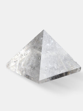 Clear quartz pyramid